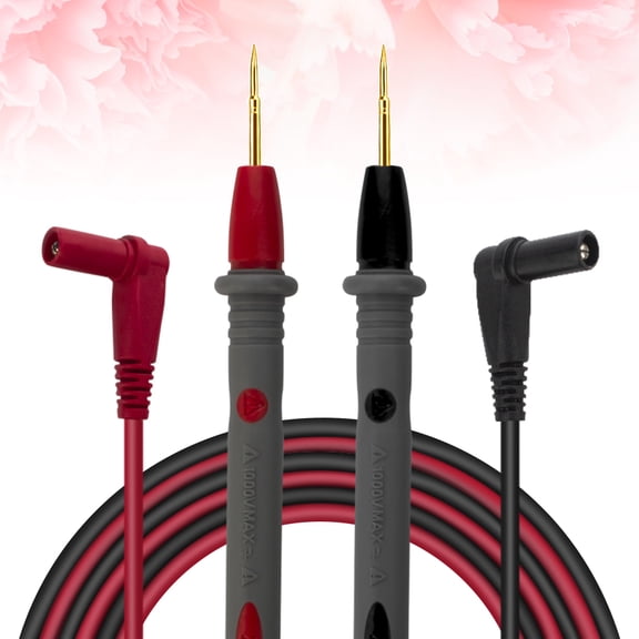 Raindrops Multimeter Cables PT1008 Silicone Black 1 Set for High Precision Testing
