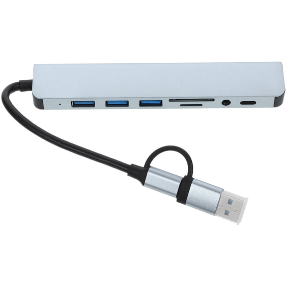 Raindrops  Multiple USB Port for Laptop Splitter Extender Expander Silver