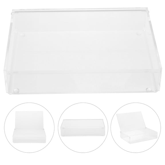Raindrops Multipurpose Storage Box 1Pack Clear Case for Students Office Use Transparent