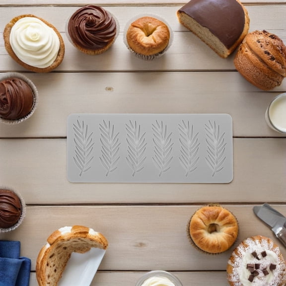FOMIYES Tropical Leaf Silicone Mold for Fondant, Cake Decorating, Chocolate, Soap, Baking, and Craft Making Tools