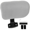 thumbnail image 1 of FOMIYES 1 Set of Ergonomic Chair Headrest Grey Mesh Cloth Head Support for Computer Chair Back to School, 1 of 8