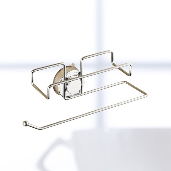 Raindrops Towel Paper Holder for Kitchen Paper Towel Holder Silver Wire Coating 1Pcs