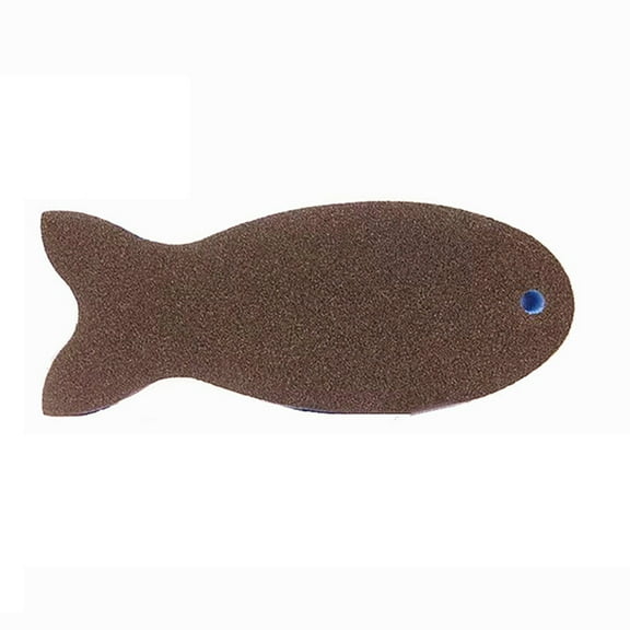 Raindrops Non-Toxic Cleaning Sponge Fish Shape Sponge Eraser Coffee