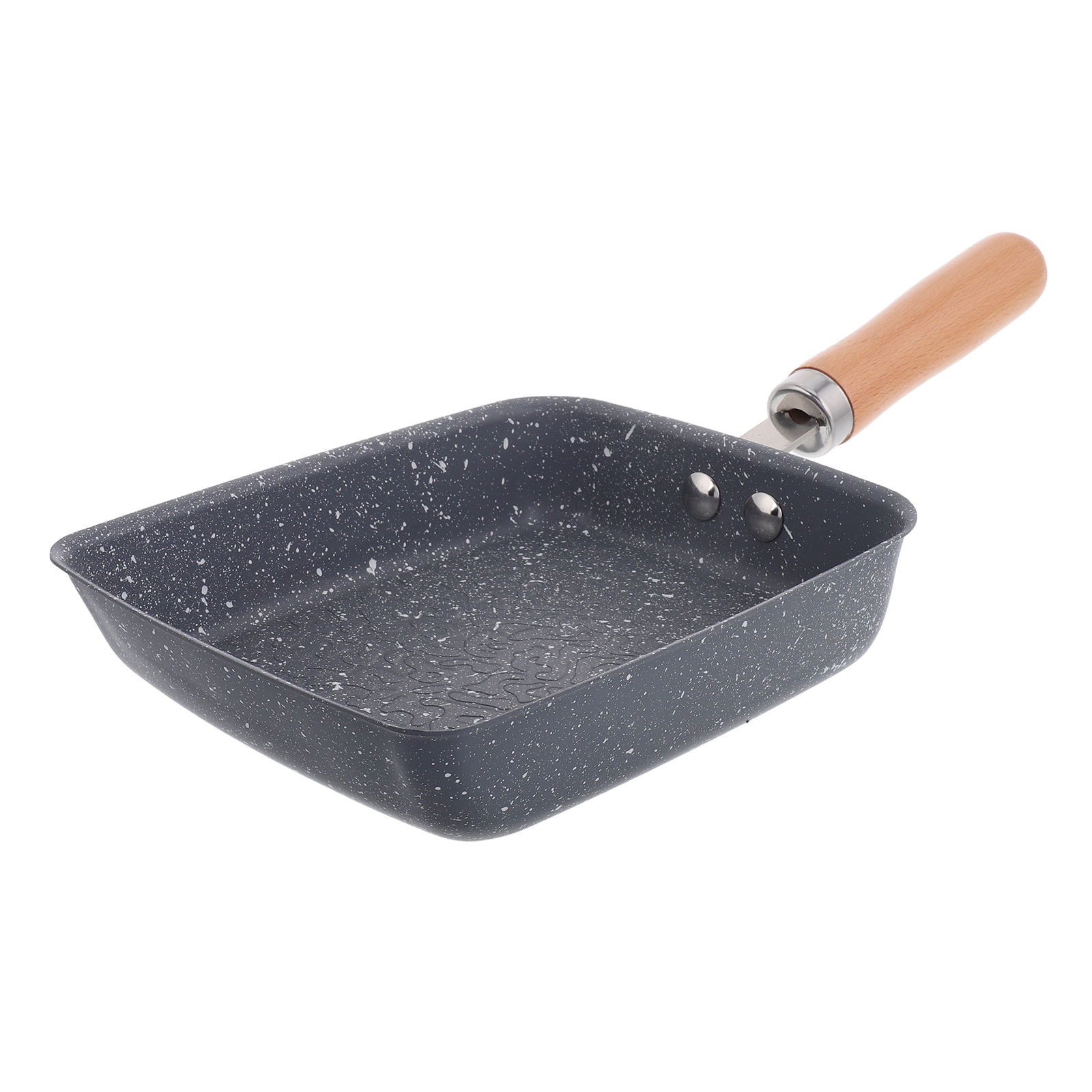 Raindrops Nonstick Square Skillet Japanese Frying Pan Ideal For Omelets Pancake And More Compatible With Gas And Induction Cooktop