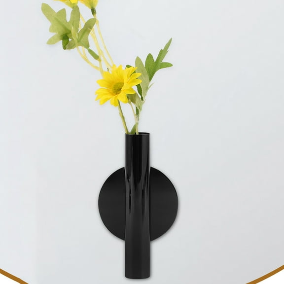 Raindrops Nordic Style Metal Wall Vase Adhesive No Drill Wall Mounted Flower Pot Wall Decor For Office Living Room Bedroom Indoor Wall Hanging Flower Holder