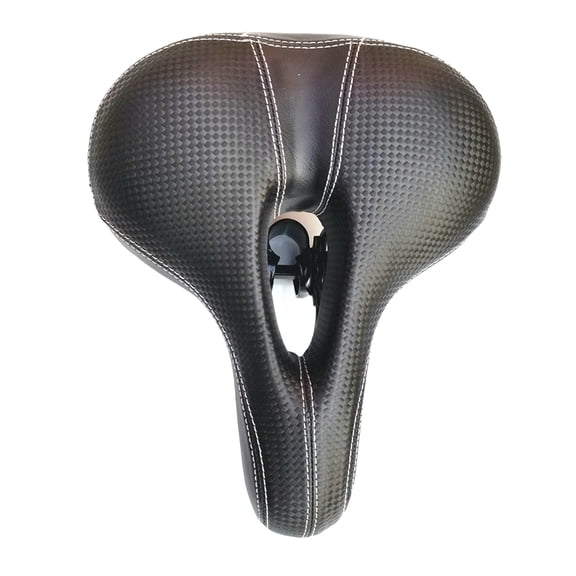Raindrops Saddle Thicken Wide Saddles Seat Cycling Saddle Mountain Road Bike Accessories (Black)