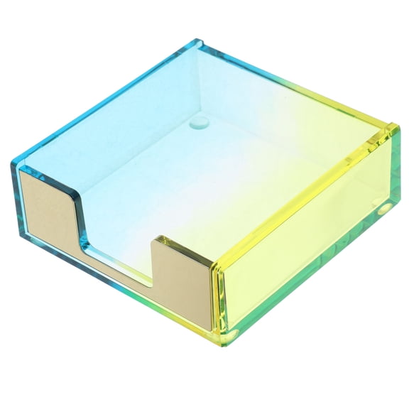 Raindrops Notepad Holder Desktop Dispenser Memo Paper Container Cube Stand Office
