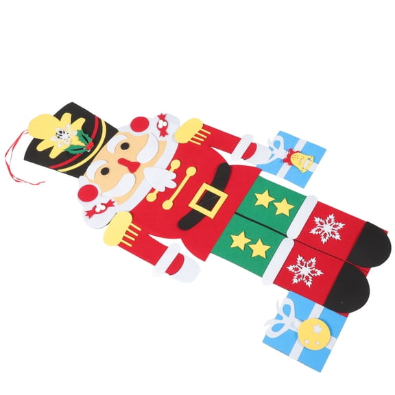 Raindrops Nutcracker Decor Assorted Color 114.3x73.7cm Felt Party present 1 Set