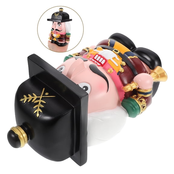 Raindrops Home Decor Resin Nutcracker Money Pot with Large Capacity and Charming Design