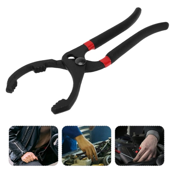 Raindrops Oil Filter Opener Black Metal for Automotive Oil Filter Repair 1Pack