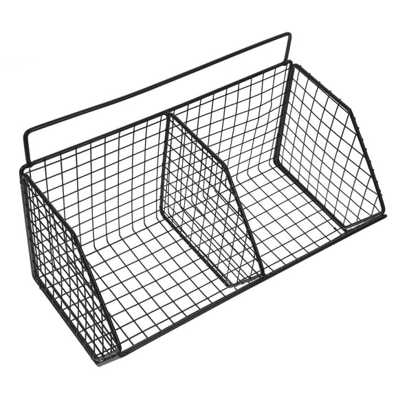 Raindrops Onion Ginger Garlic Storage Basket Fruit Rack Vegetables Wire Bowl Baskets Black
