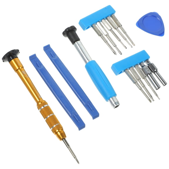 LABRIMP Ergonomic Handle Console Repair Tool Kit with Screwdriver Bits for Game Controller Maintenance and Fixing