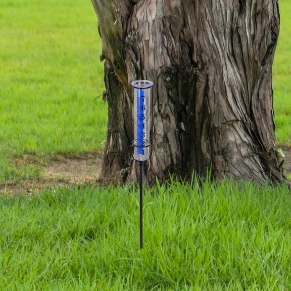 Raindrops Outdoor Rain Gauge Tube Replacement Rain Measuring Gauge Tube Yard Rain Measuring Tool Outdoor Rain Gauge For Yard Garden Lawn