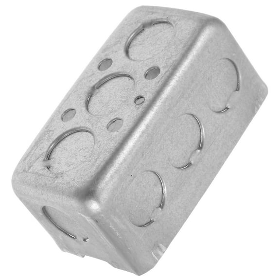 Raindrops Metal Electrical Box Receptacle for Wall Outlet Installation and Easy Setup