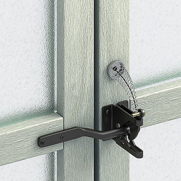Raindrops Heavy Duty Stainless Steel Spring Lock Door Accessories Hardware Kit, Finish, 3 Sets Included for Secure Installation