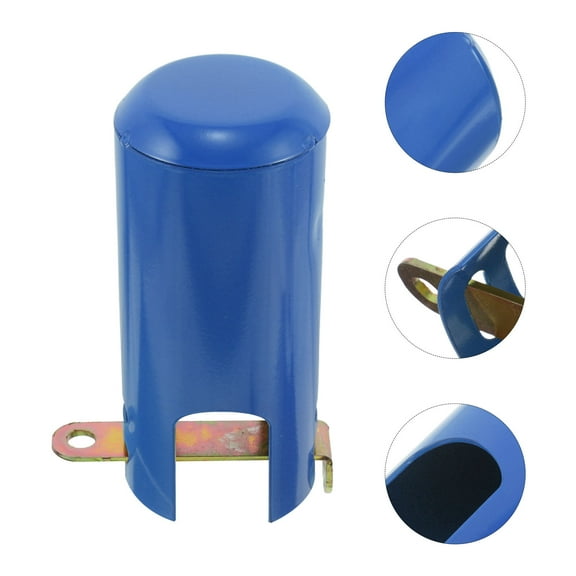 FOMIYES Weather-Resistant Blue Iron Outdoor Faucet Lock for Easy Installation