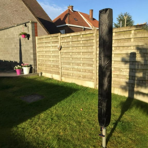 Raindrops Outdoor Umbrella Drying Rack Cover 168.00X30.00X30.00CM Black