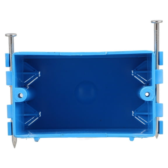 FOMIYES Versatile Blue Outlet Box Wall Mounted Socket Base Case for Outdoors