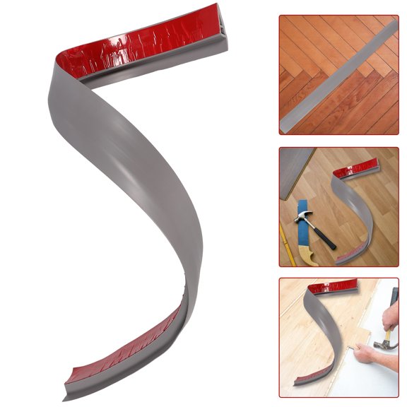 Raindrops PVC Floor Transition Strip for Home Highly Flexible and Durable Carpet Edging Multi 0.25 inch thick