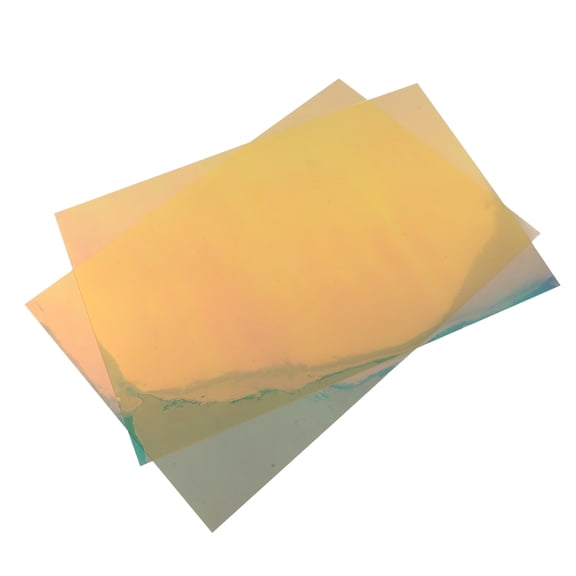 Raindrops Iridescent PVC Craft Sheets 11.79x7.86x0.08in for Handmade Projects, Craft Supplies, and Uses