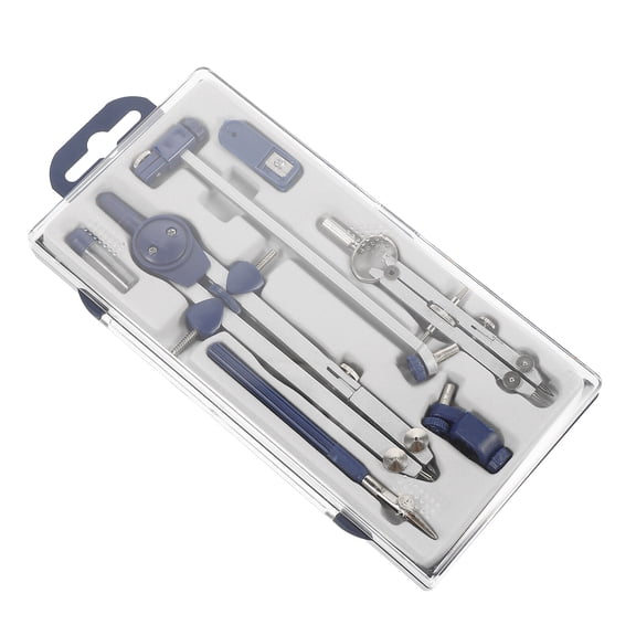 Raindrops Drawing Compasses Blue ABS 1Set For School Use