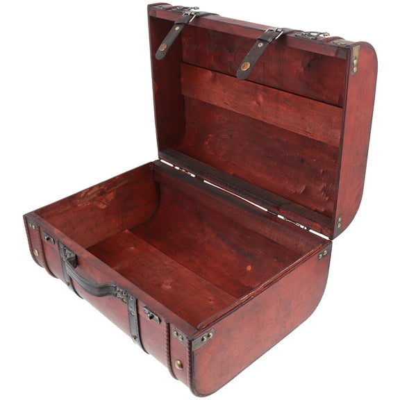 Raindrops Packing Suitcase Vintage Decor Toy Decorative Box