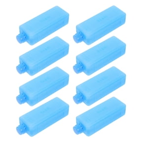 Raindrops Reusable Freezer Gel Packs for Coolers and Air Conditioner Fans, Small Portable Ice Crystal Blocks for Cooling