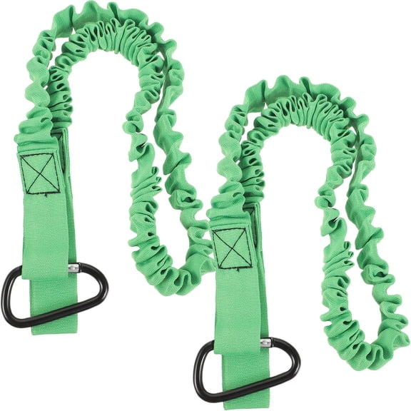 Raindrops Kayak Paddle Strap Canoe Kayak Paddle Strap Green 2pcs