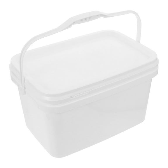 Raindrops Painting Bucket Paints Container with Cover and Handle Painting Varnish Storage Bucket