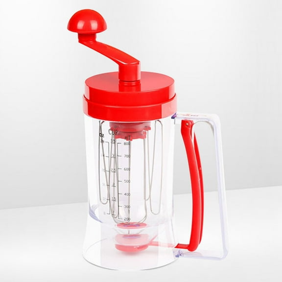 Raindrops Pancake Batter Dispenser Mixer: Upgrade Baking Skills Consistent Portioning