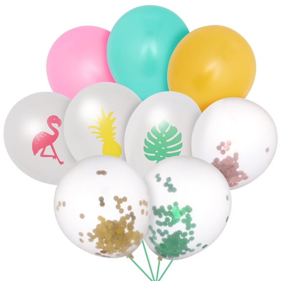 Raindrops  Party Decoration Balloons Tropical Leaf Rose Paper