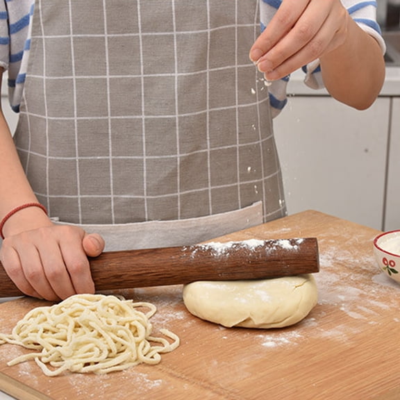 Raindrops Practical Wooden Rolling Pin for Baking Dumplings Noodles Bread and Kitchen Use