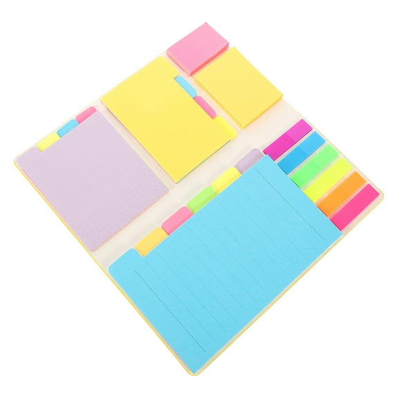 Raindrops Yellow Selfadhesive Memo Pad for Office Use Portable and Lightweight Paper Perfect for Books and Reports 3 x 5 inches