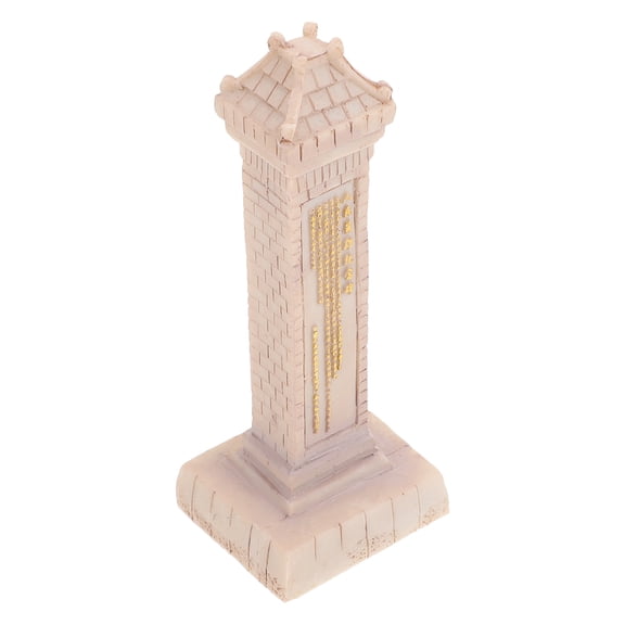 Raindrops People's Heroes Monument Statue Decor Creative Tabletop Decor Resin Crafts Decor