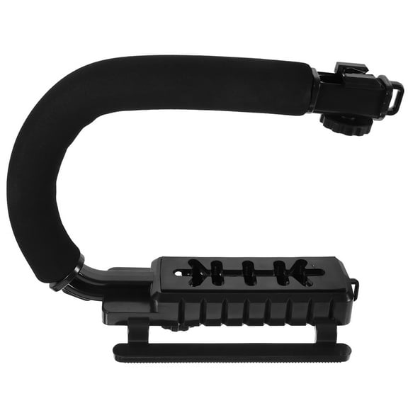 Raindrops Phone Stabilizer for Recording Video Foldable Camera Filming Black