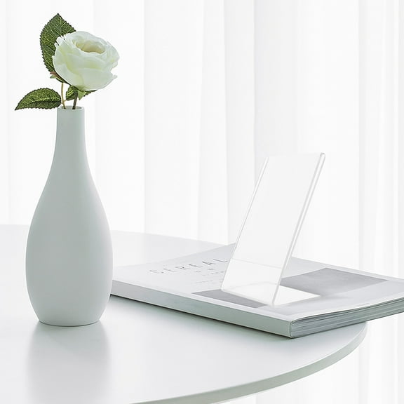 Raindrops Acrylic Picture Frames 3-Pack Stylish Home Decor Photo Display Clear Modern Design