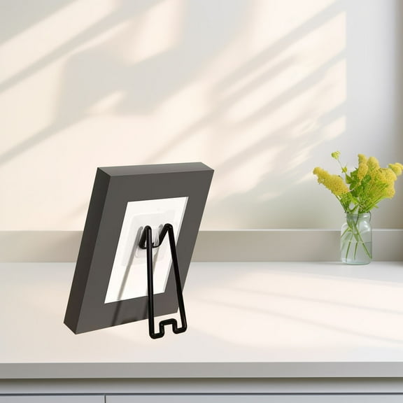 Raindrops Photo Frame Easel Back Carbon Steel Picture Frame Holder Stand Desk Display Easel Holder for Photos  Pictures Frames Holding Supply Size L