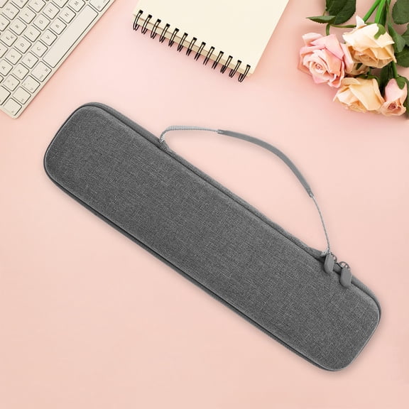Raindrops  Photo Printer Protective Case Potable Storage Bag Travel Grey
