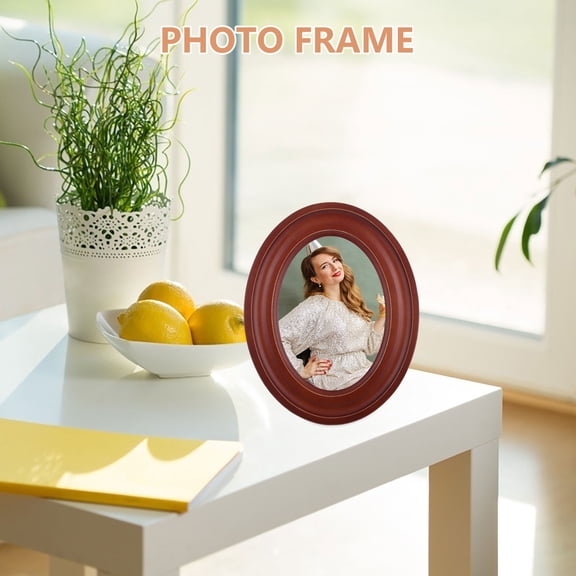 Raindrops Vintage Wood Oval Picture Frame for Home Decor, Wedding Display, Photo Frame, Stylish and Design