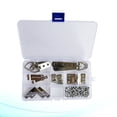 thumbnail image 1 of Raindrops Picture Hanging Hardware 84Pcs Metal Photo Frame Hanging Hooks Kit for Wall Mounting, 1 of 8
