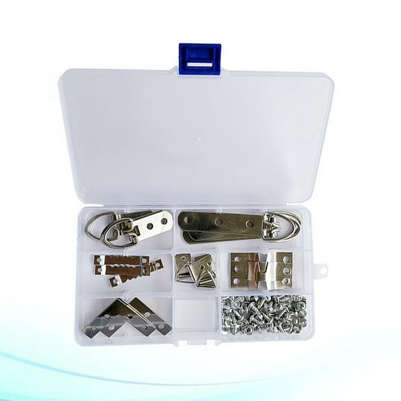 Raindrops Picture Hanging Hardware 84Pcs Metal Photo Frame Hanging Hooks Kit for Wall Mounting