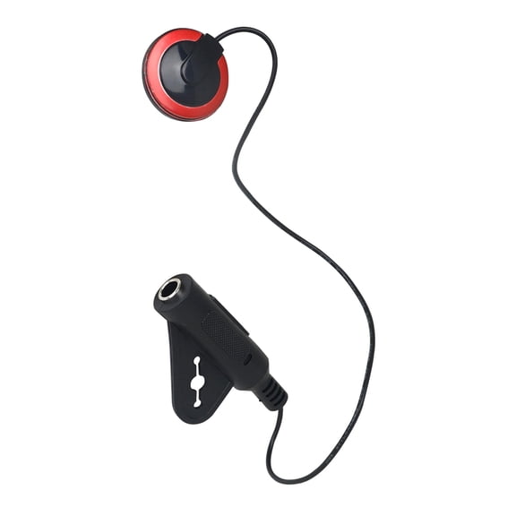 Raindrops Portable Black Acoustic Pickup for Guitar Ukulele Violin with Tone and Volume Control