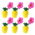 thumbnail image 1 of Raindrops Pineapple Party Cups in Yellow Made of Durable Plastic for Beach Themed Events 6pcs, 1 of 8