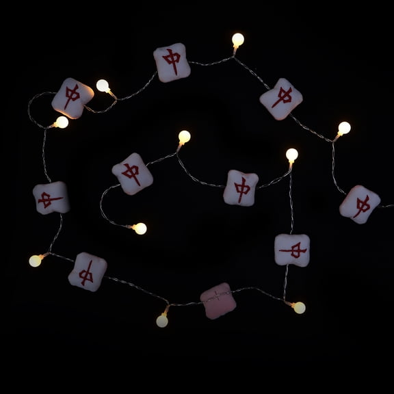 Raindrops Pink Mahjong String Lights Battery Operated Decorative Party String Lamp for Indoor Warm Atmosphere