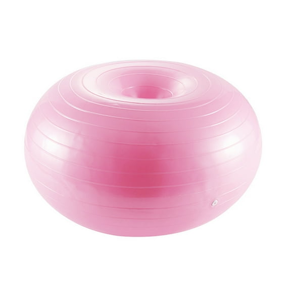 Raindrops Premium Pink PVC Yoga Ball, Anti-Burst for Rigorous Workouts