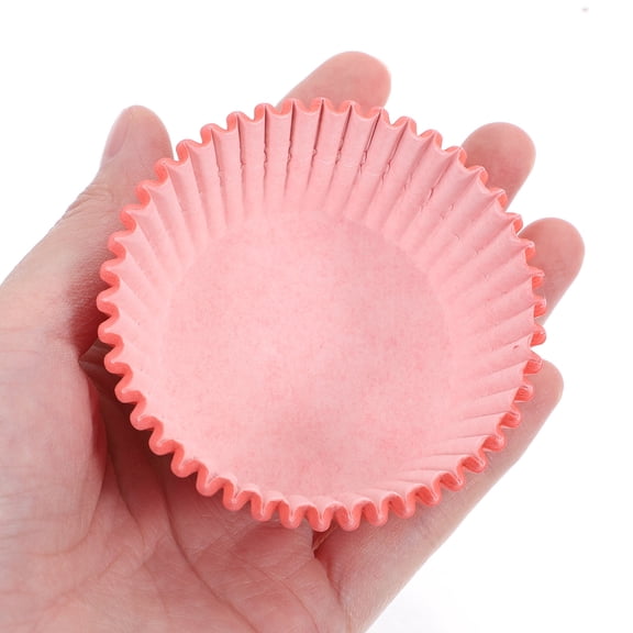 Raindrops Pink Paper Cupcake Liners for Party Use Creative Disposable Baking Cups 300 Pieces