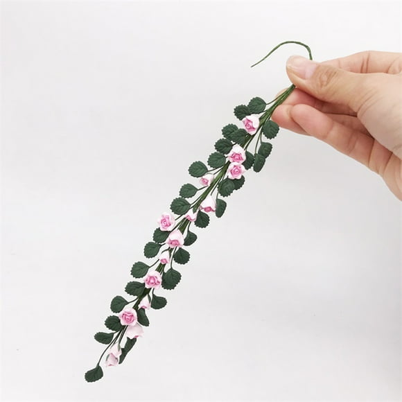 Raindrops Pink Resin Artificial Flower for Home Decoration Wedding Bouquet or Cafe Store Craft Projects 7 Inch