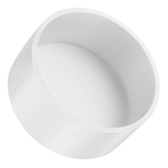Raindrops Pipe Replacement End Cap Round Tube End Plug Convenient PVC Pipe End Cover Small Round End Cap Pipe End Adapter Accessory PVC Tube Supply