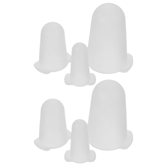 Raindrops Silicone Piping Tip Caps 6-Pack for Cake Decorating and Baking