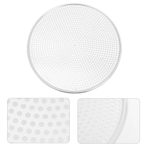 Raindrops Metal Pizza Tray with Nonstick Coating for Easy Baking and Serving, Oven Pizza Pan